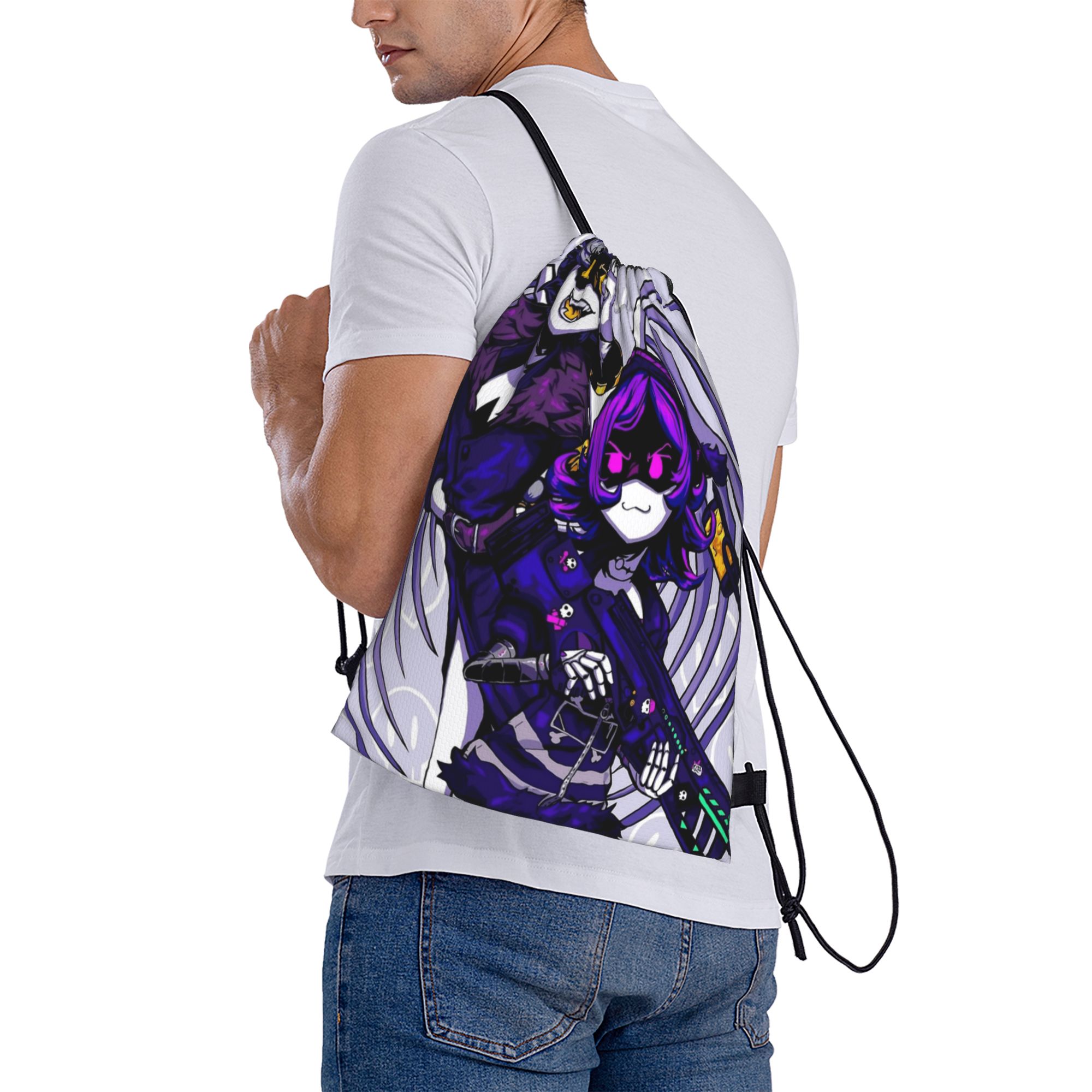 Drone Backpack - Murder Drones Anime Tas met trekkoord