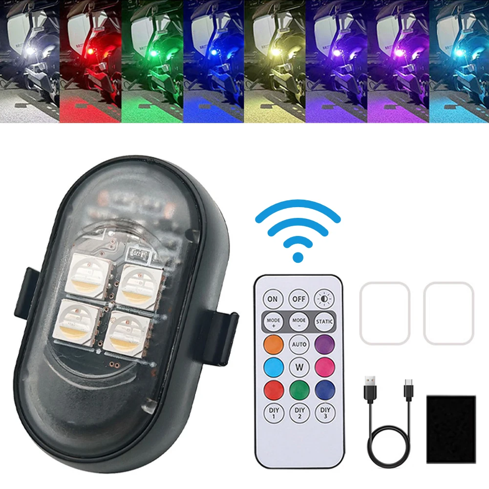 1-8PCS USB Oplaadbaar Waterdic - Drone Strobe Light recensie en prijs