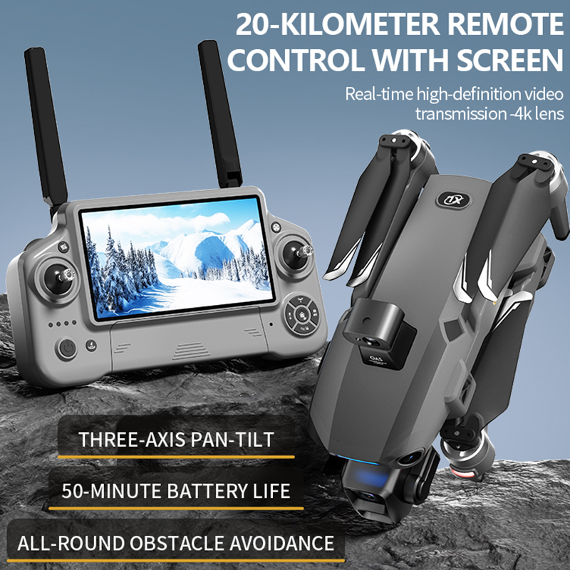 2026 Nieuwe 8K Dual Camera Dro - Drone Controller Screen recensie en prijs