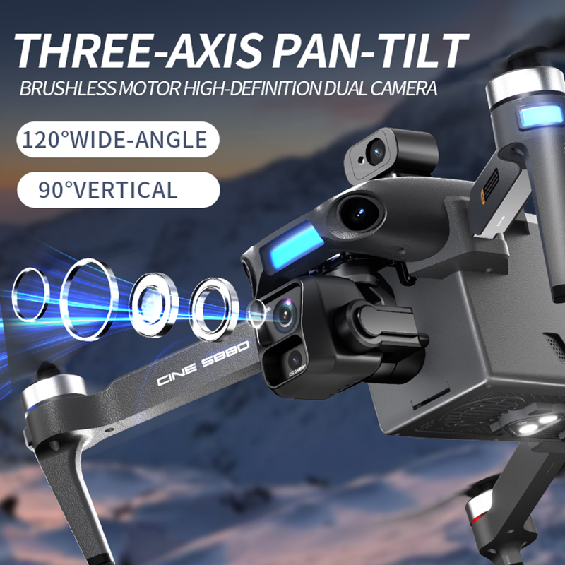 2026 Nieuwe 8K Dual Camera Dro - Drone Controller Screen recensie en prijs
