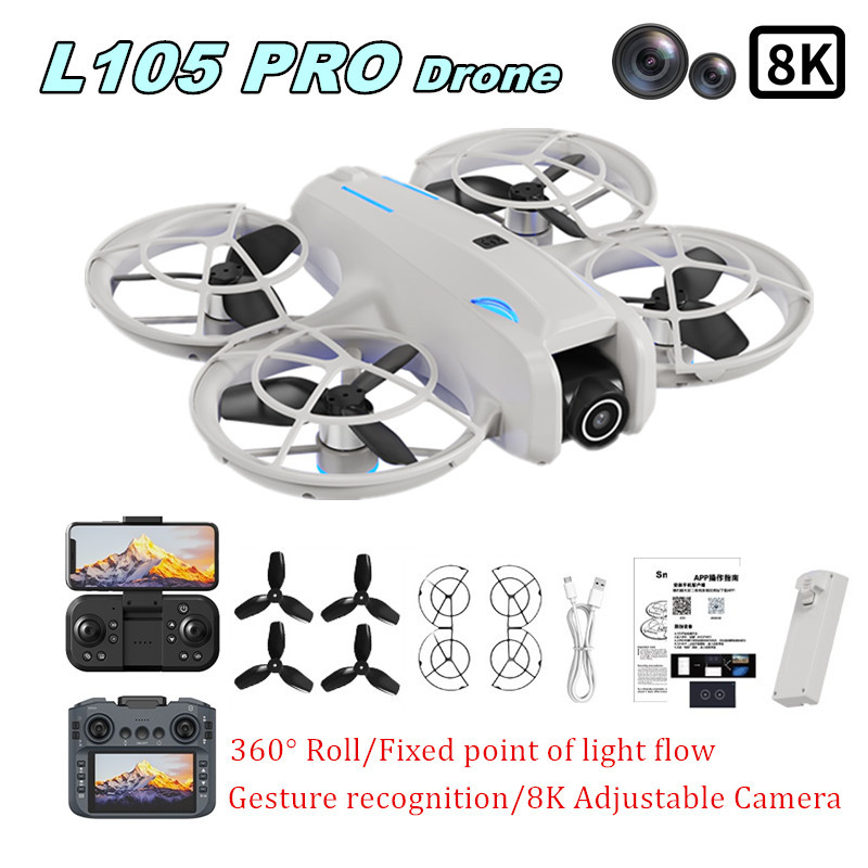 L105 PRO Drone Duel 8k Lens Vo - Drone Controller Screen recensie en prijs